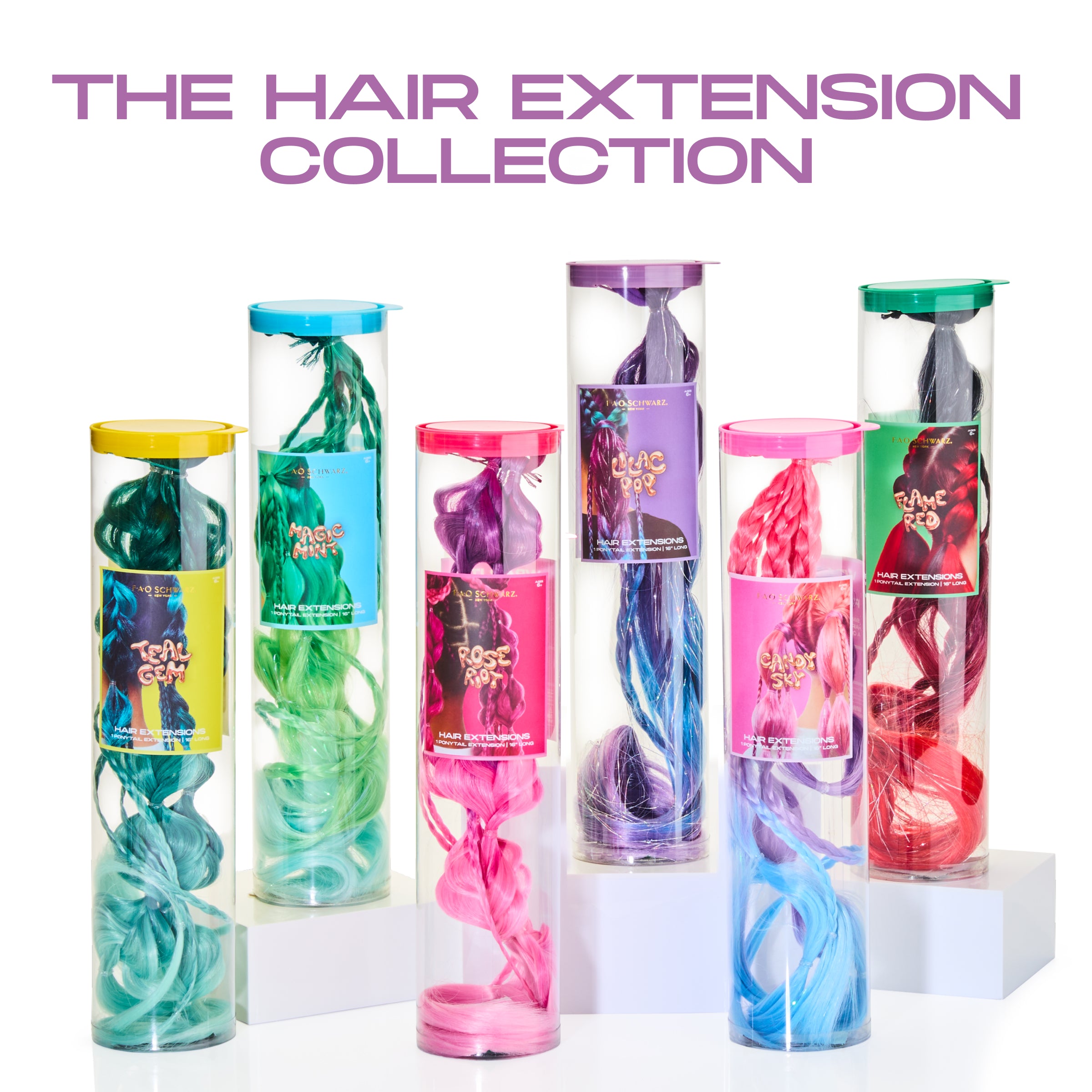 20" Wrap Ponytail Hair Extension – Lilac Pop - Image 5