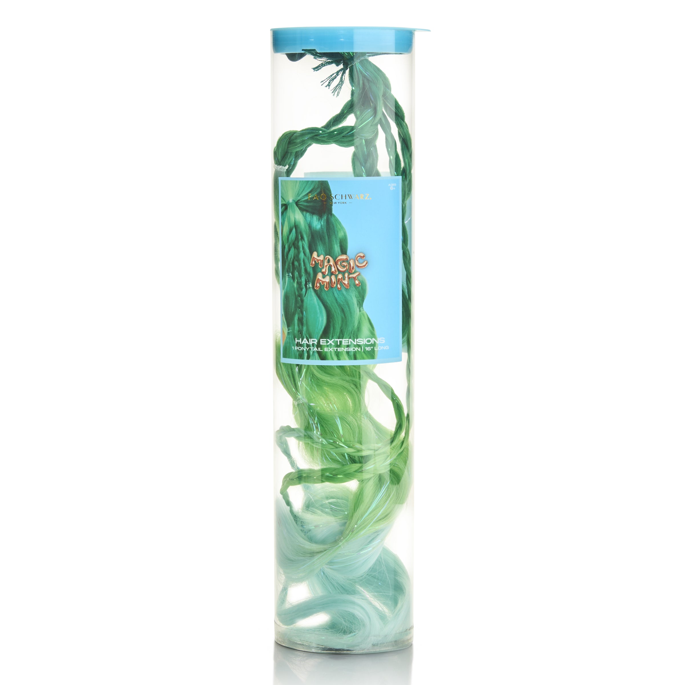 20" Wrap Ponytail Hair Extension – Magic Mint - Image 6
