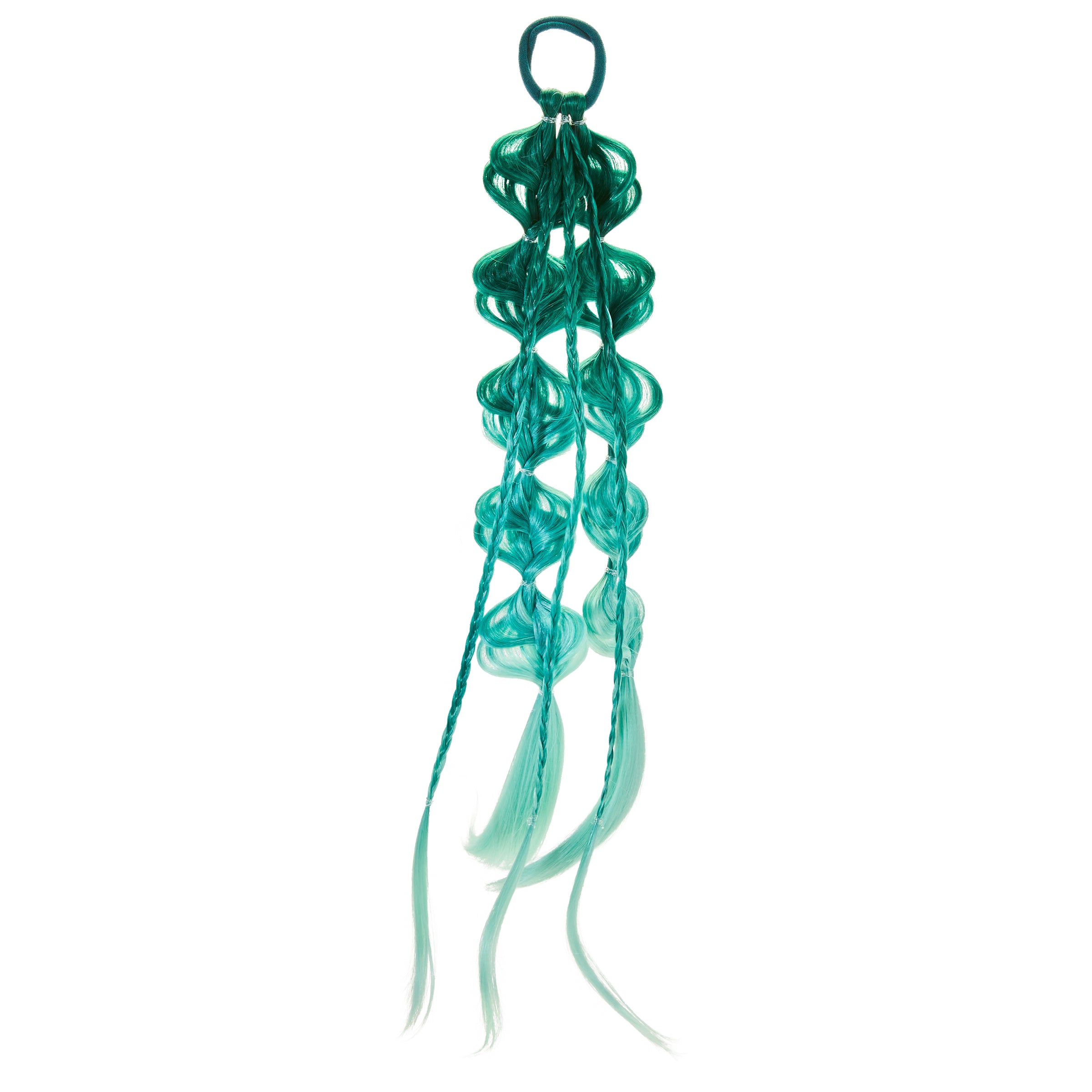 20" Wrap Ponytail Hair Extension – Teal Gem