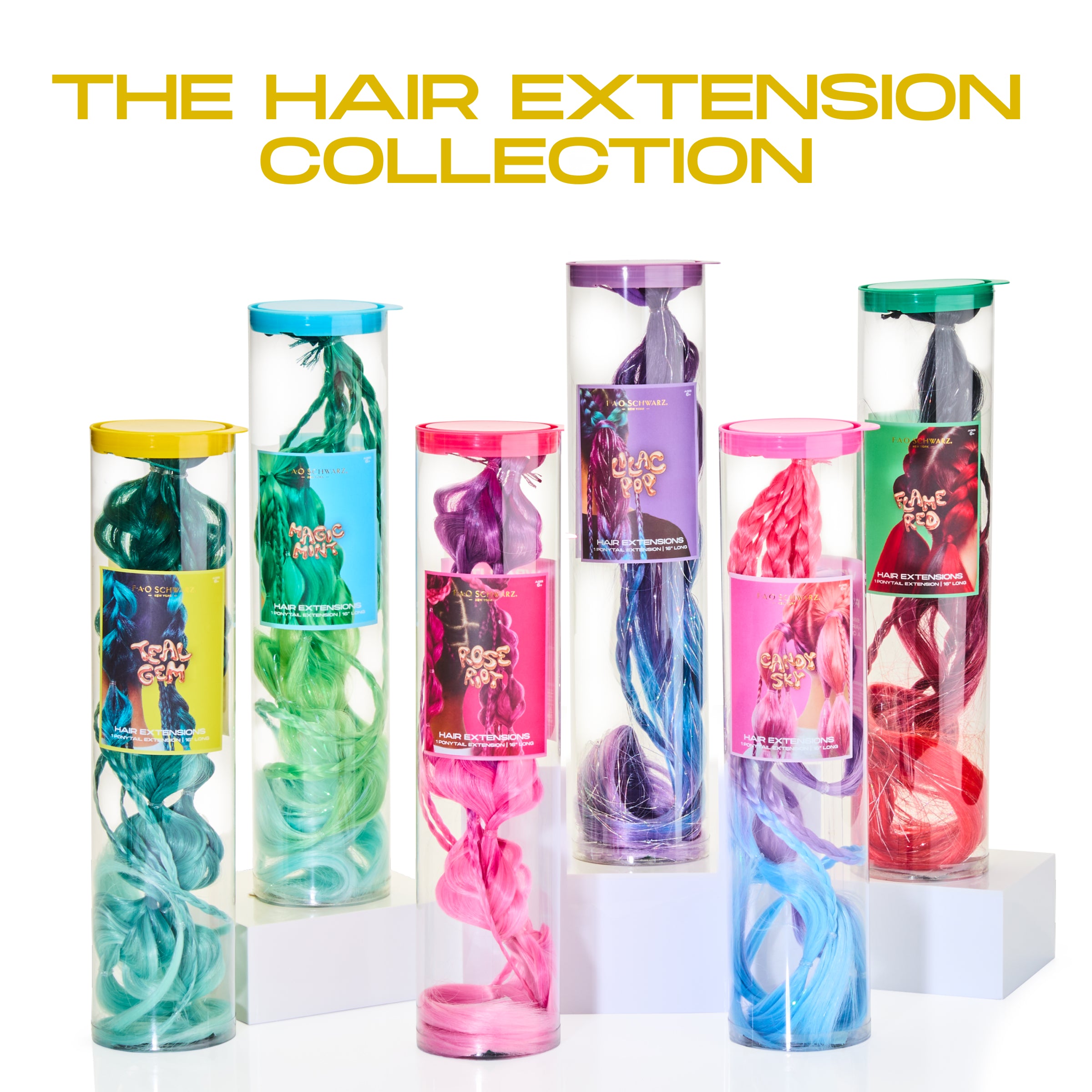 20" Wrap Ponytail Hair Extension – Teal Gem - Image 5
