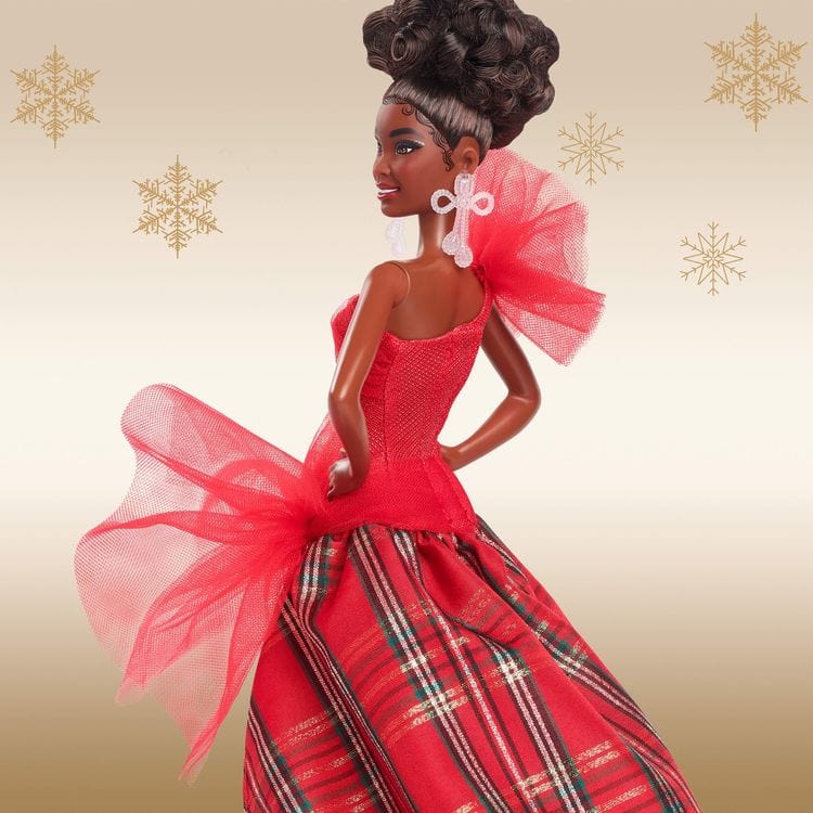 Alternative view of 2024 Barbie Holiday Doll - Black Hair