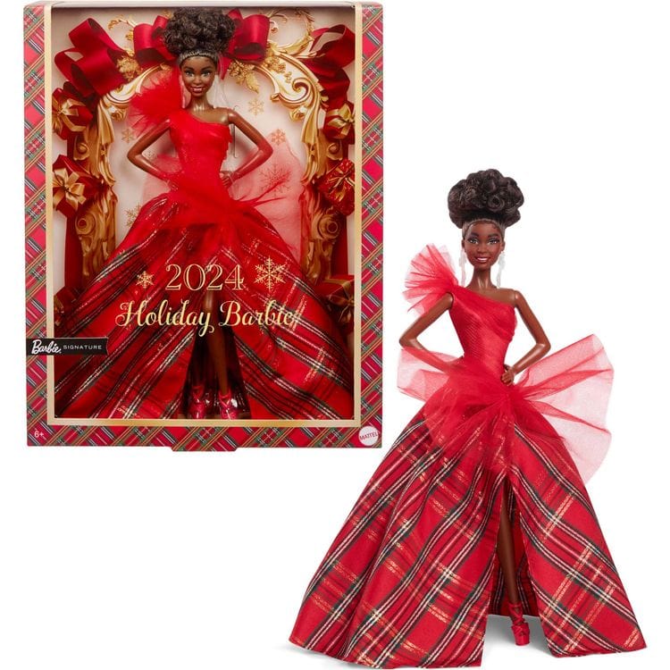 2024 Barbie Holiday Doll - Black Hair - Image 5