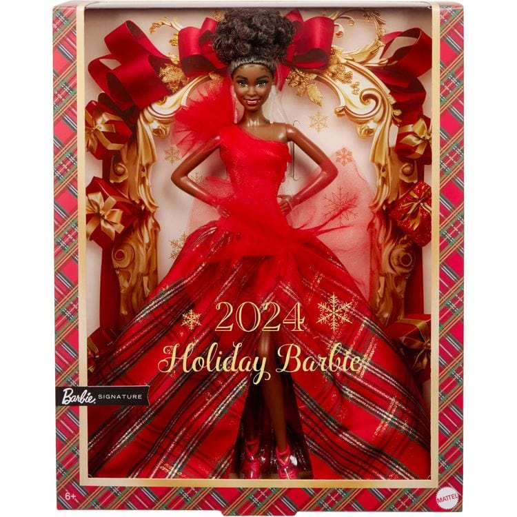 2024 Barbie Holiday Doll - Black Hair - Image 6