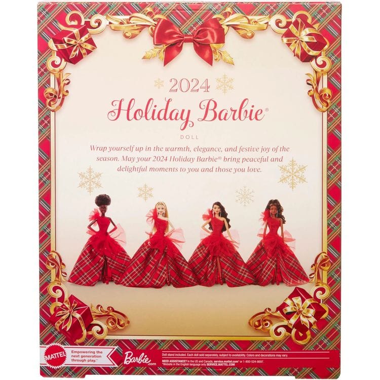 2024 Barbie Holiday Doll - Black Hair - Image 7