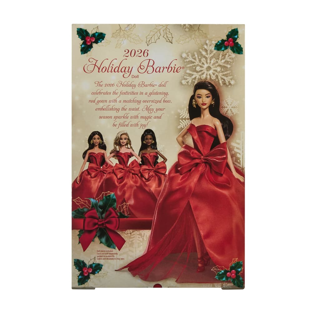 2026 Holiday Barbie Doll - Black Hair - Image 6