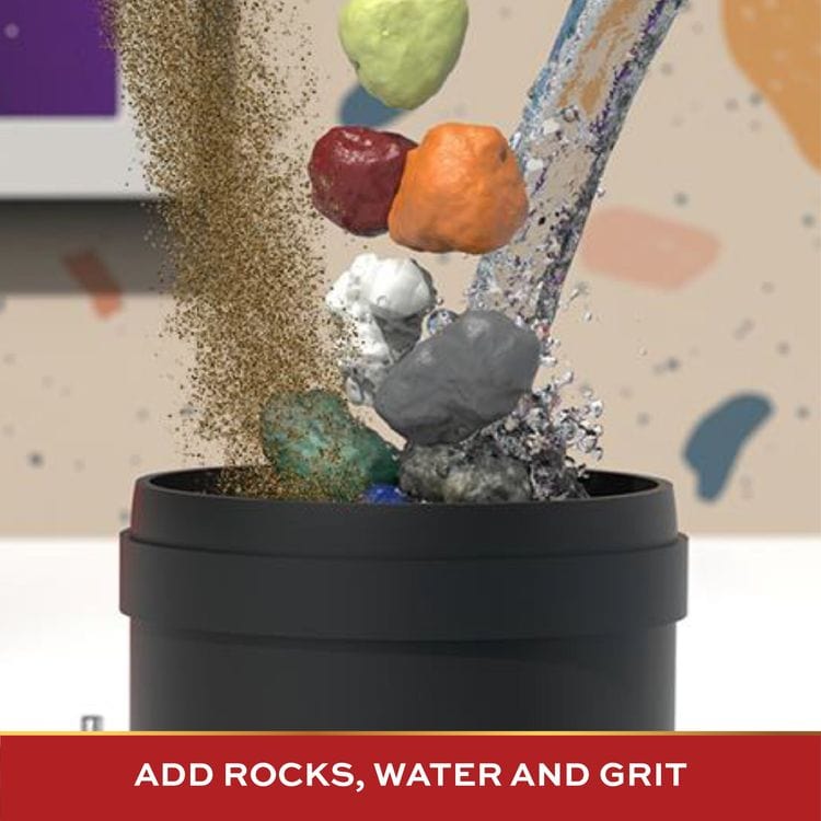 22 Piece Professional Rock Tumbler with Clay & Gemstones - Image 3