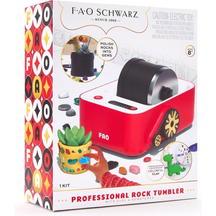 22 Piece Professional Rock Tumbler with Clay & Gemstones - Image 8