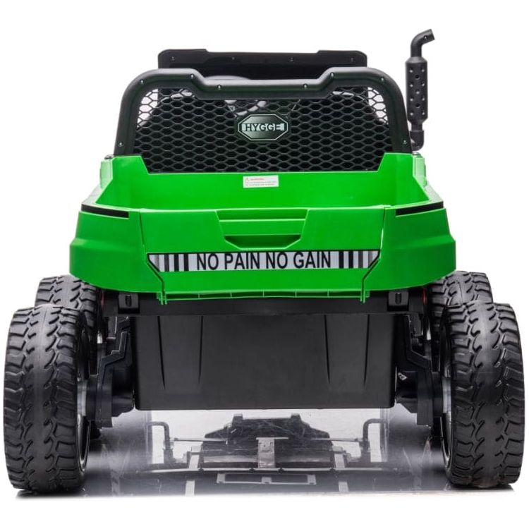 24V 4x4 Freddo Toys Tractor Trailer 2 Seater Ride on - Green - Image 5