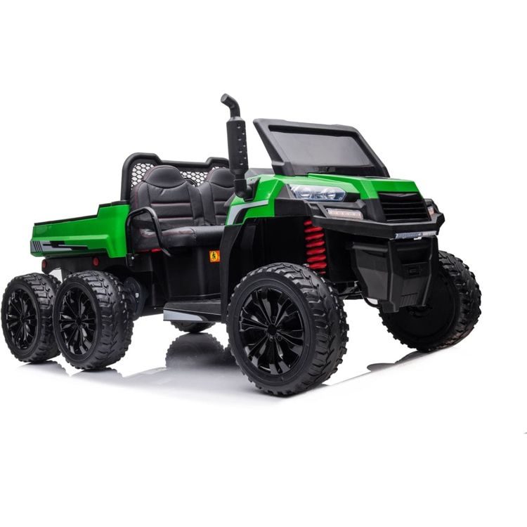 24V 4x4 Freddo Toys Tractor Trailer 2 Seater Ride on - Green - Image 7