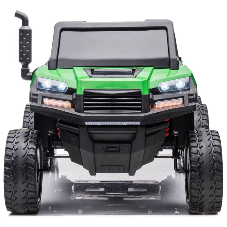 24V 4x4 Freddo Toys Tractor Trailer 2 Seater Ride on - Green - Image 6