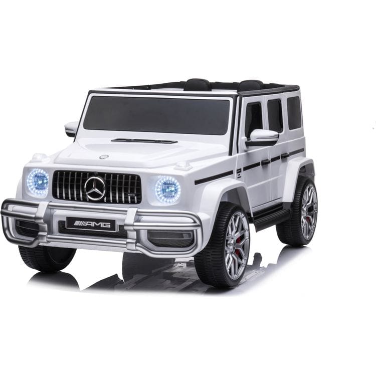 24V 4x4 Mercedes Benz G63 AMG 2 Seater Ride On Car - White