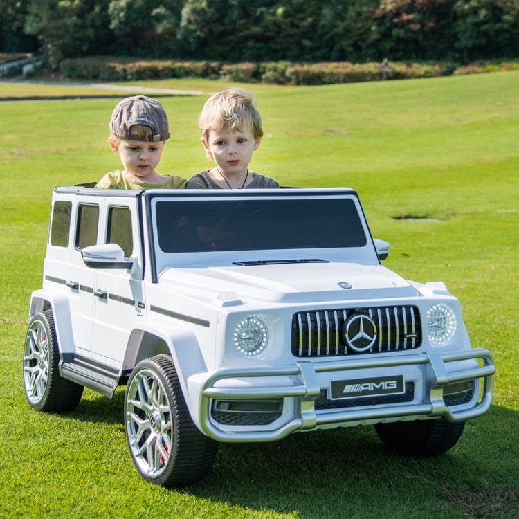 Alternative view of 24V 4x4 Mercedes Benz G63 AMG 2 Seater Ride On Car - White