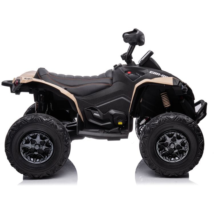 24V Can Am Renegade 1-Seater ATV Ride On - Khaki - Image 5