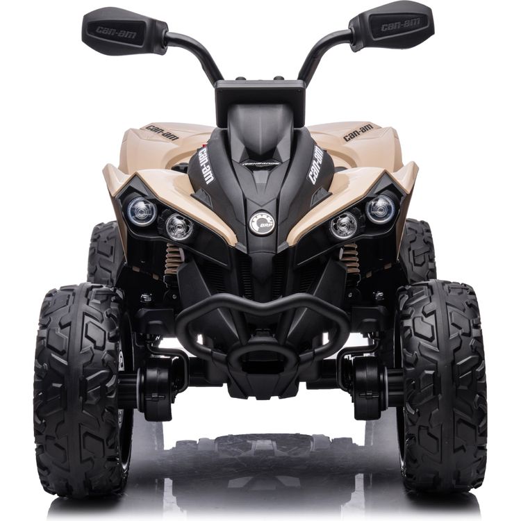 24V Can Am Renegade 1-Seater ATV Ride On - Khaki - Image 9