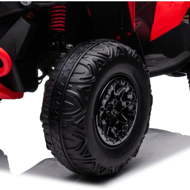 24V Can Am Renegade 1-Seater ATV Ride On - Red - Image 10