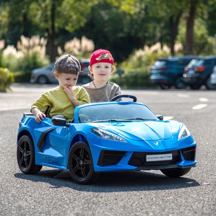 Alternative view of 24V Chevrolet Corvette C8 2 Seater Ride on - Blue