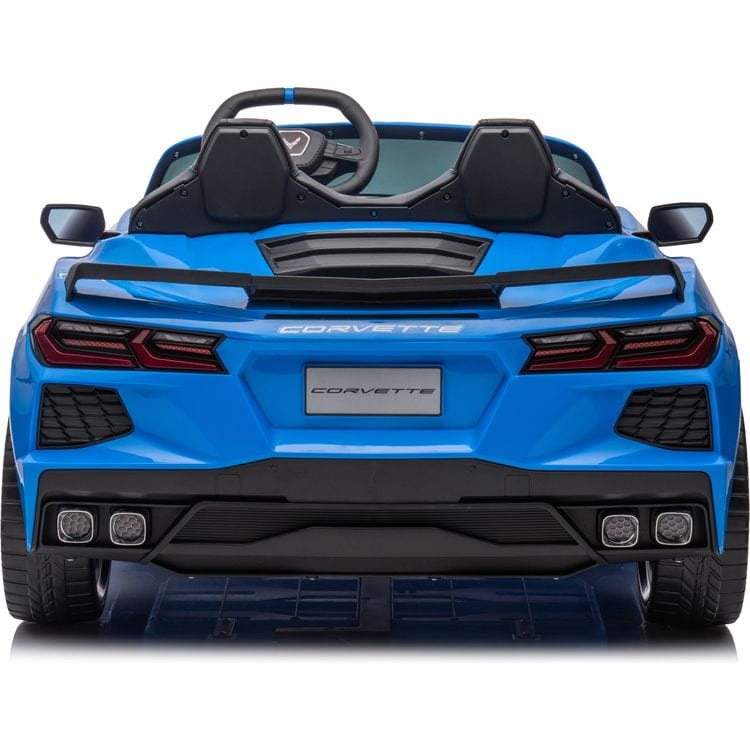24V Chevrolet Corvette C8 2 Seater Ride on - Blue - Image 5