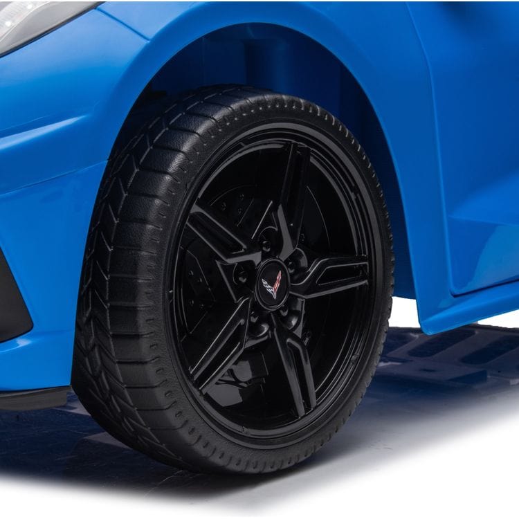 24V Chevrolet Corvette C8 2 Seater Ride on - Blue - Image 7