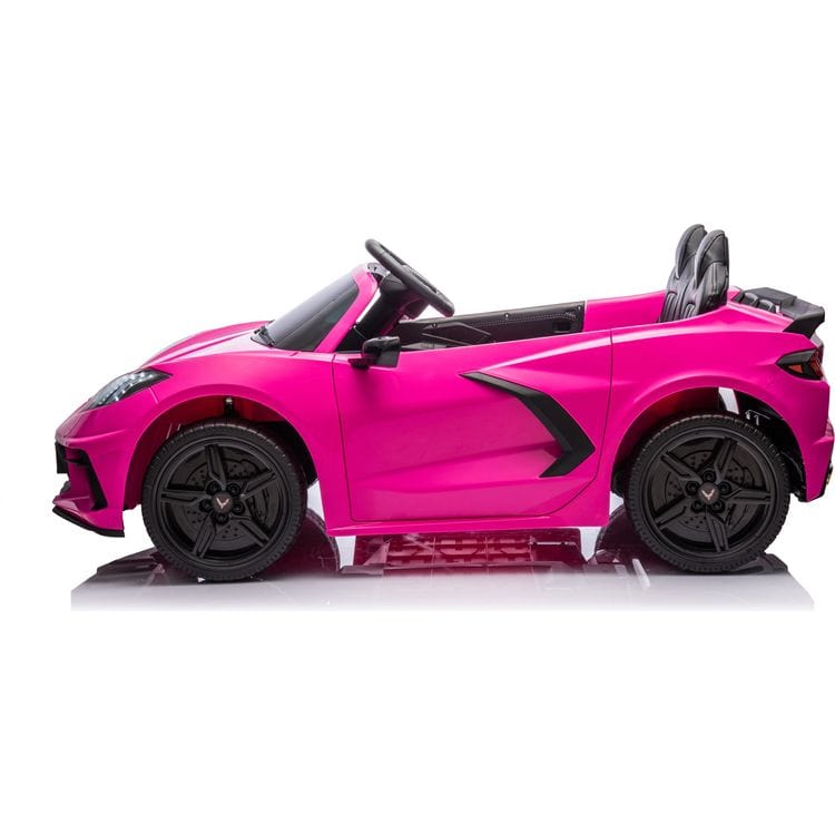 Alternative view of 24V Corvette C8 2-Seater Ride On Car - Pink
