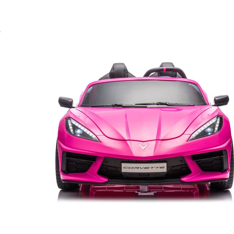 24V Corvette C8 2-Seater Ride On Car - Pink - Image 4