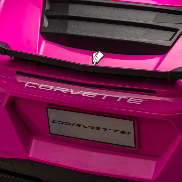 24V Corvette C8 2-Seater Ride On Car - Pink - Image 10