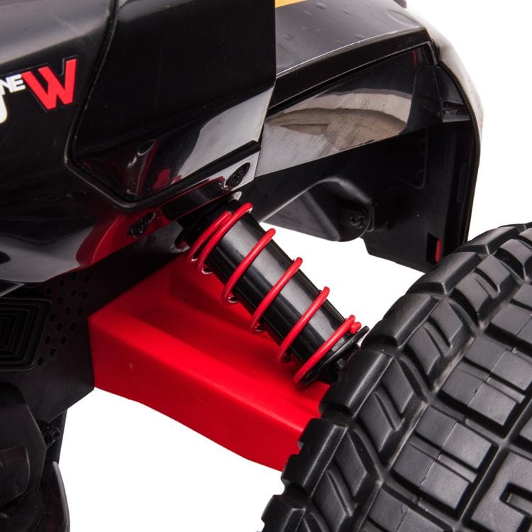 24V Freddo Spider 3-Wheel Motorcycle 2-Seater Ride On - Black - Image 10