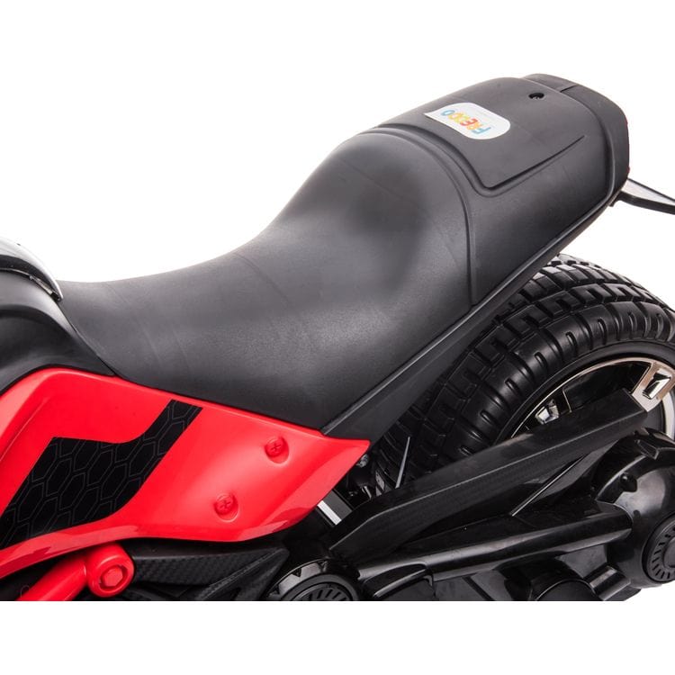 24V Freddo Spider 3-Wheel Motorcycle 2-Seater Ride On - Red - Image 8