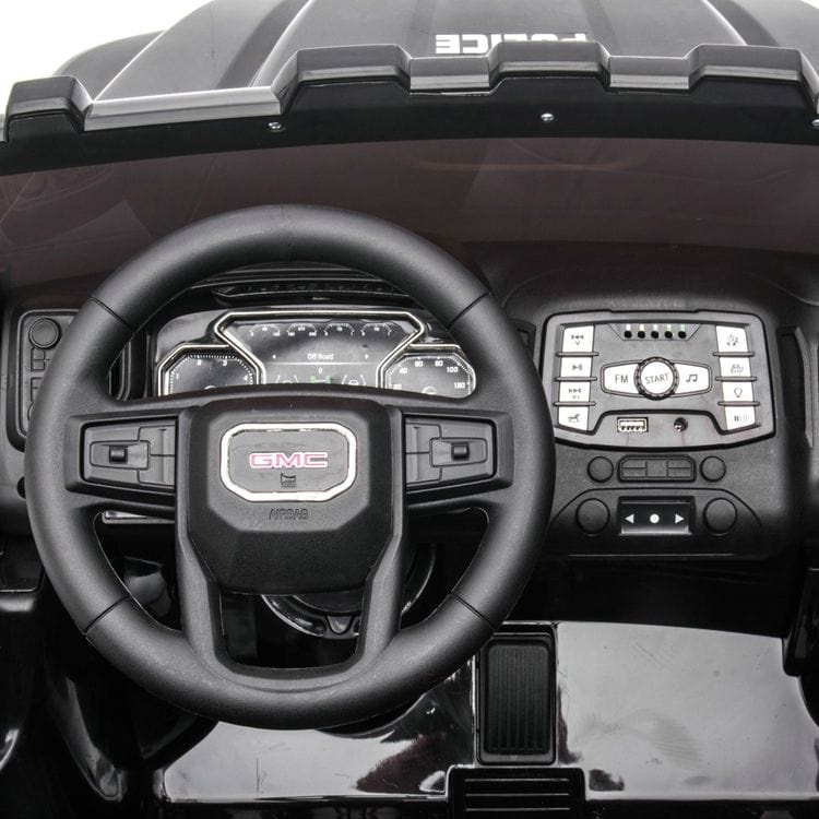 24V GMC Police 2-Seater Ride On - Image 7