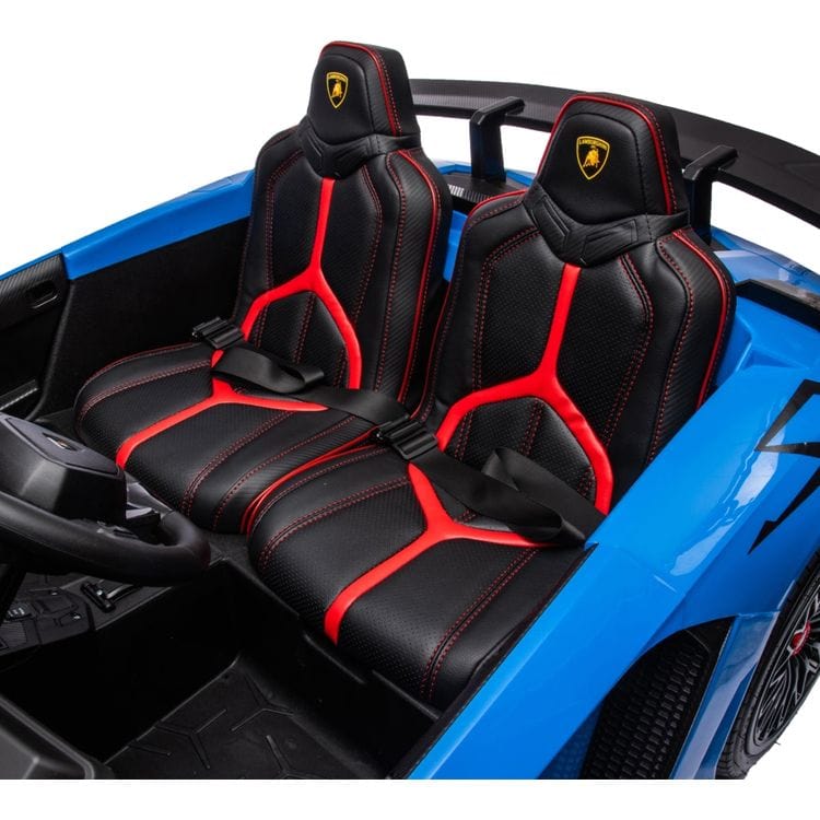 24V Lamborghini Aventador 2 Seater Ride on Car - Blue - Image 9