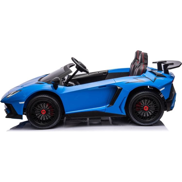 24V Lamborghini Aventador 2 Seater Ride on Car - Blue - Image 3