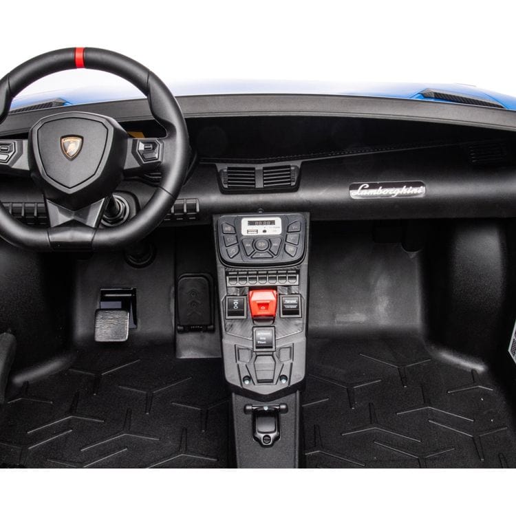 24V Lamborghini Aventador 2 Seater Ride on Car - Blue - Image 8