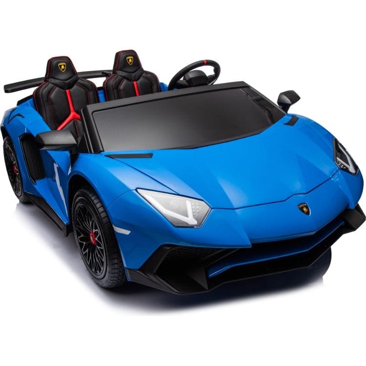 24V Lamborghini Aventador 2 Seater Ride on Car - Blue - Image 7