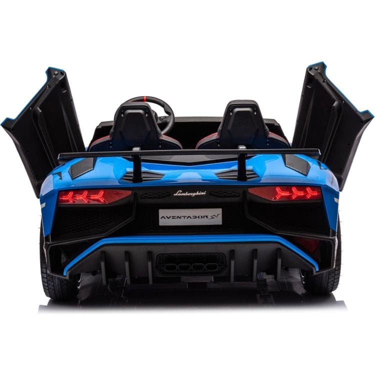 24V Lamborghini Aventador 2 Seater Ride on Car - Blue - Image 4