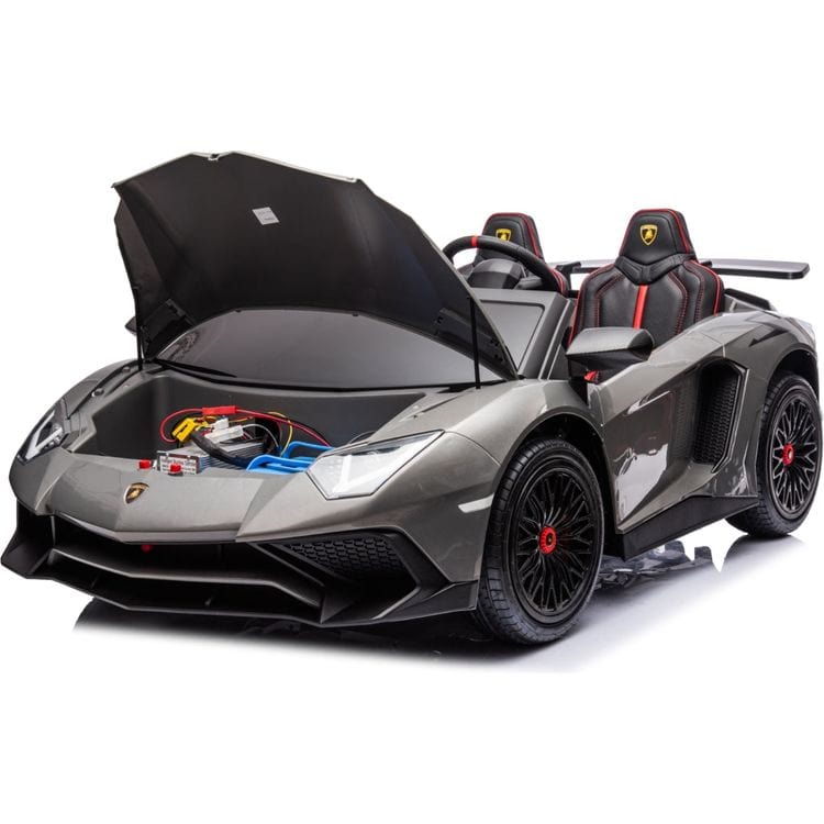 Alternative view of 24V Lamborghini Aventador 2 Seater Ride on Car for Kids - Grey