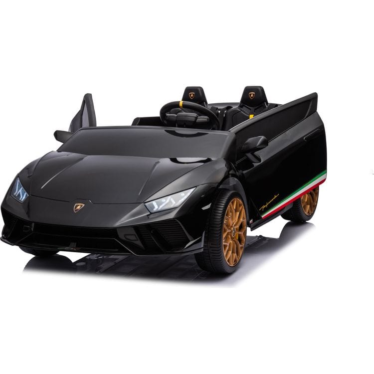 24V Lamborghini Huracan 2-Seater Electric Ride On - Black - Image 5