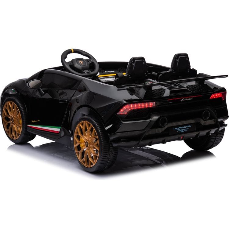 24V Lamborghini Huracan 2-Seater Electric Ride On - Black - Image 6