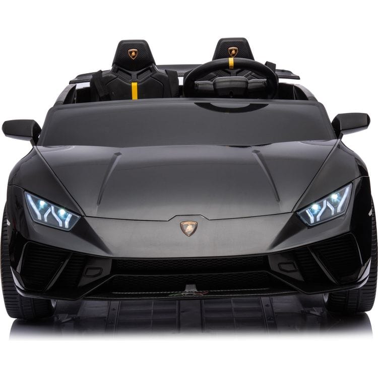 24V Lamborghini Huracan 2-Seater Electric Ride On - Black - Image 4