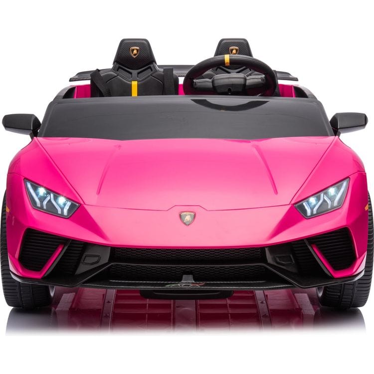 24V Lamborghini Huracan 2-Seater Electric Ride On - Pink - Image 4