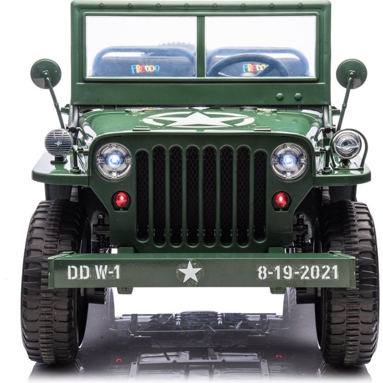 24V Military Jeep 3-Seater Electric Ride On - Image 6