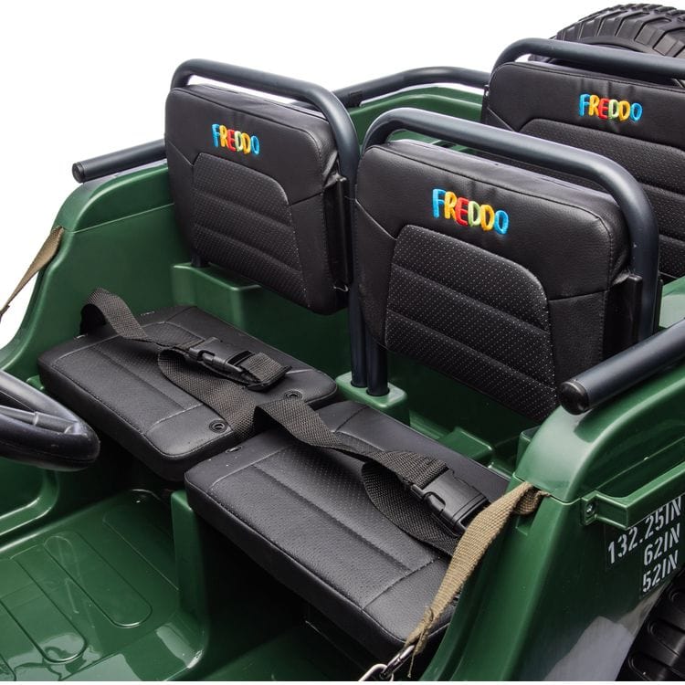 24V Military Jeep 3-Seater Electric Ride On - Image 7