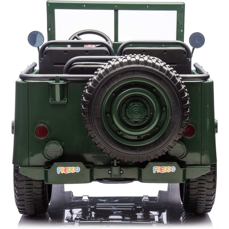24V Military Jeep 3-Seater Electric Ride On - Image 8