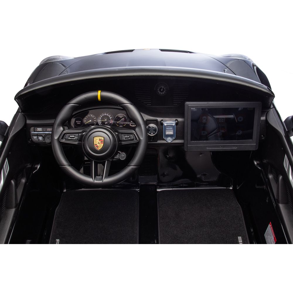 Alternative view of 24V Porsche 911 GT3 2-Seater Kids Ride-On Car with Remote Control - Black