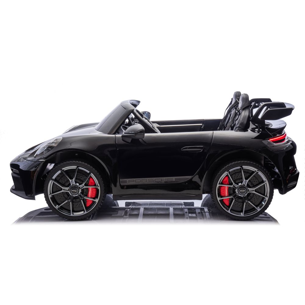 24V Porsche 911 GT3 2-Seater Kids Ride-On Car with Remote Control - Black - Image 6