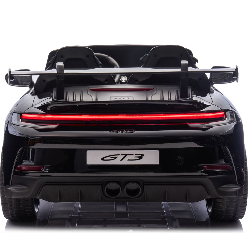 24V Porsche 911 GT3 2-Seater Kids Ride-On Car with Remote Control - Black - Image 8