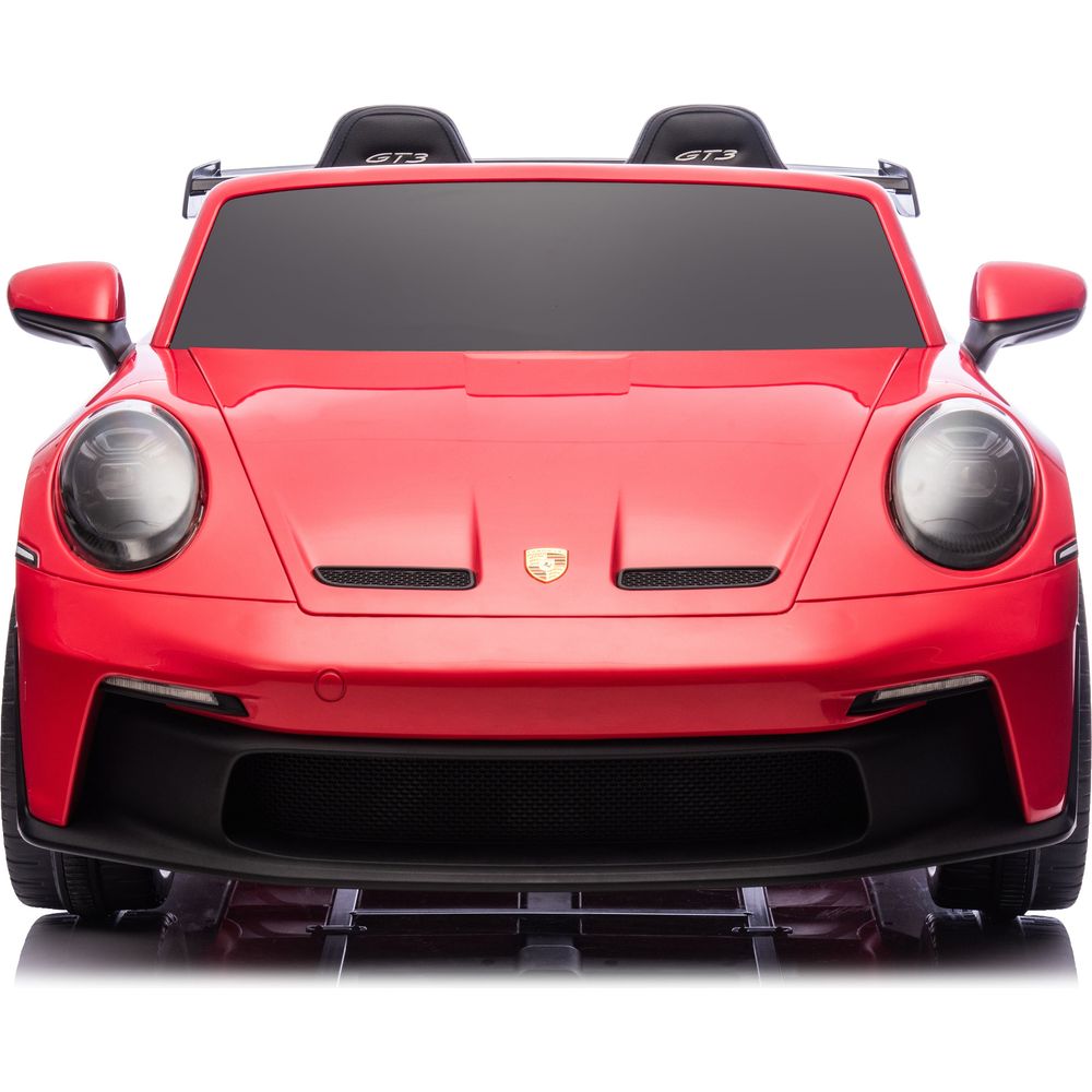 24V Porsche 911 GT3 2-Seater Kids Ride-On Car with Remote Control - Red - Image 6