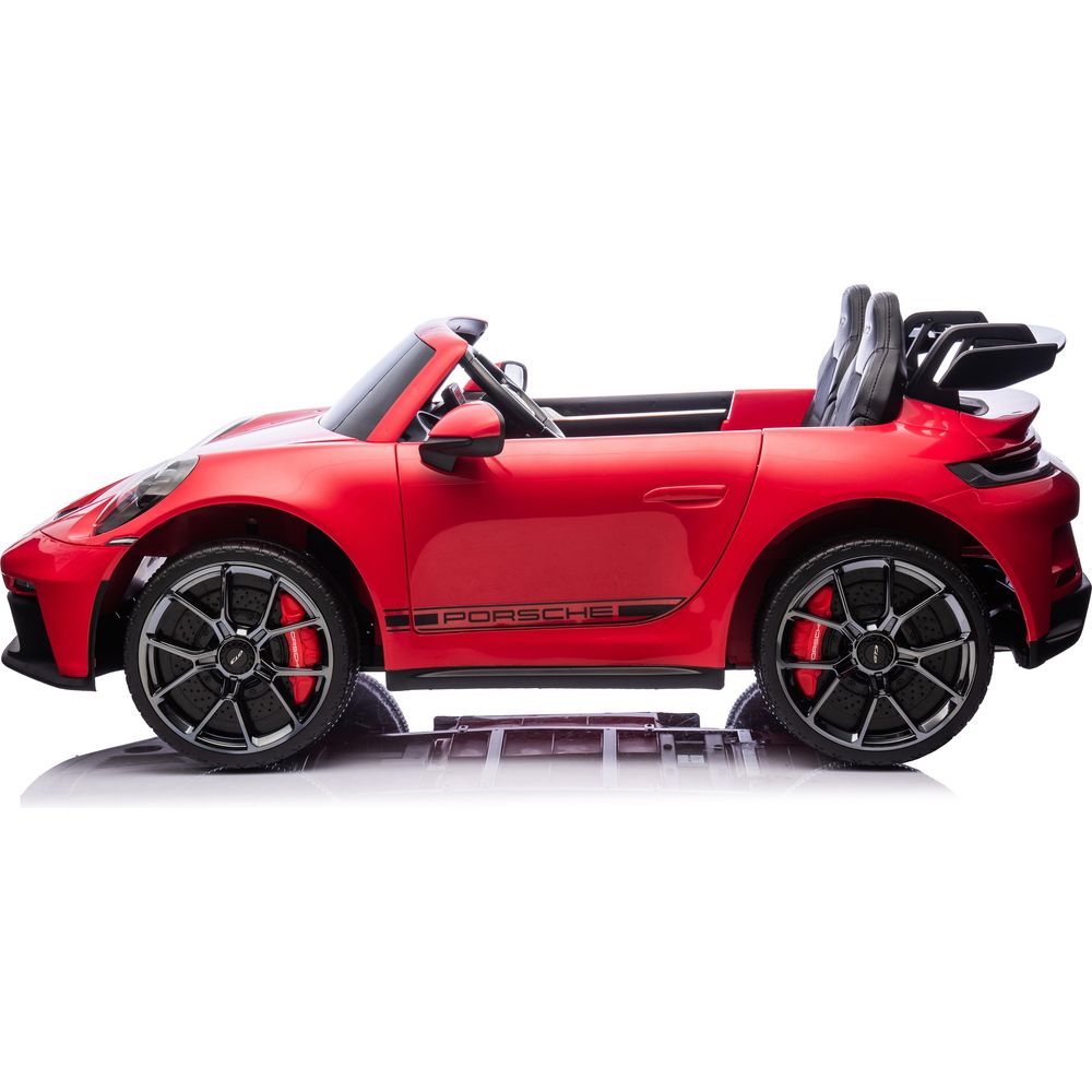 24V Porsche 911 GT3 2-Seater Kids Ride-On Car with Remote Control - Red - Image 7