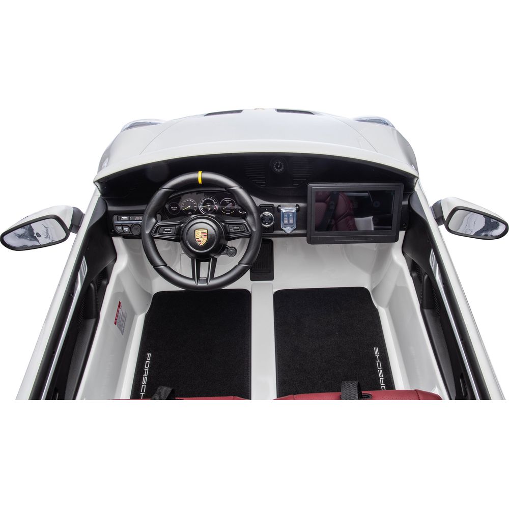 Alternative view of 24V Porsche 911 GT3 2-Seater Kids Ride-On Car with Remote Control - White