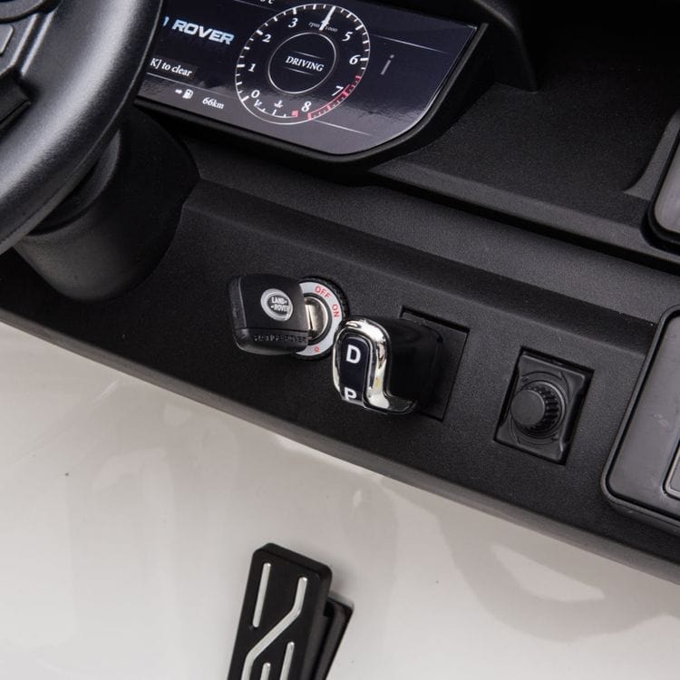24V Range Rover HSE 2 Seater Ride on Car - White - Image 10