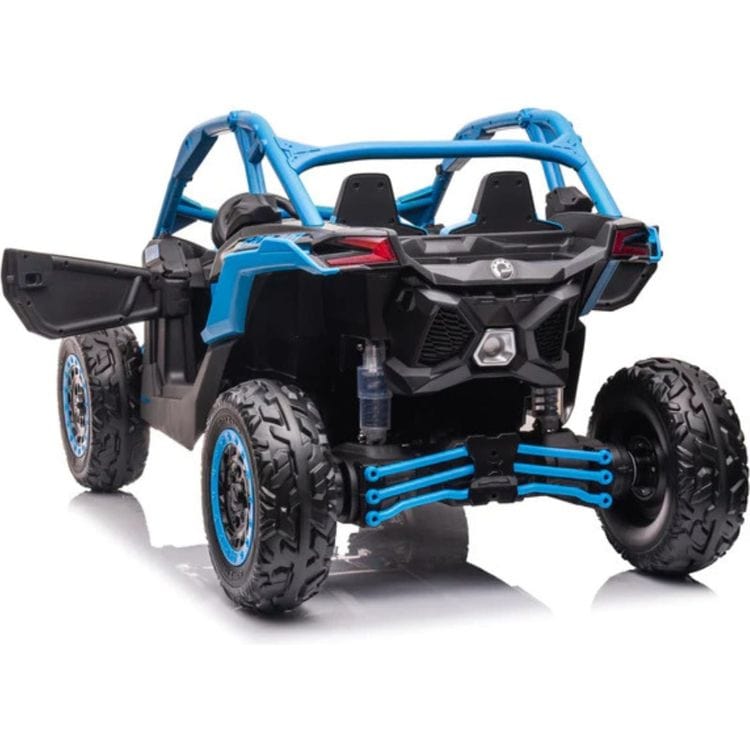 2x24V 4x4 Can Am Maverick 2 Seater Ride on UTV - Blue - Image 5