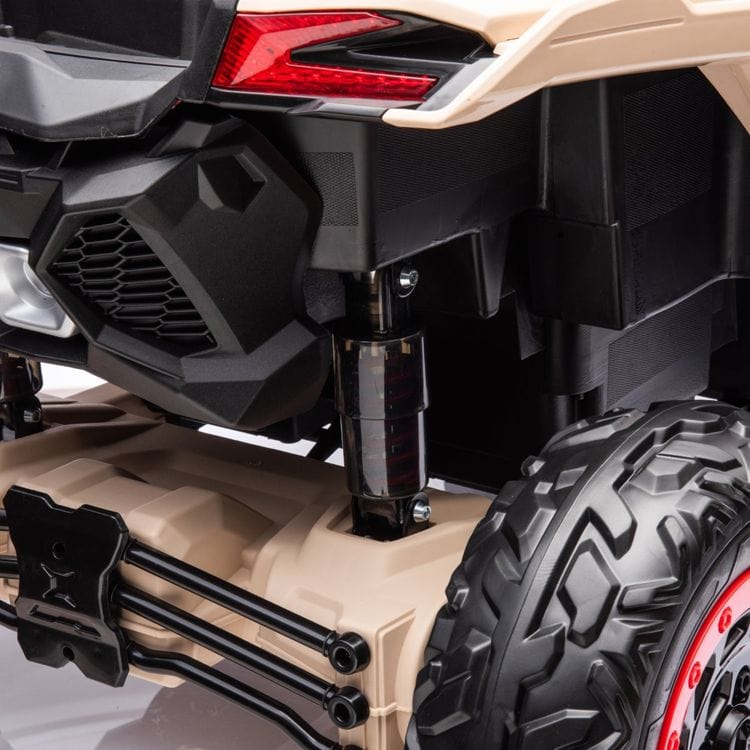 2x24V 4x4 Can Am Maverick 2 Seater Ride on UTV - Khaki - Image 5